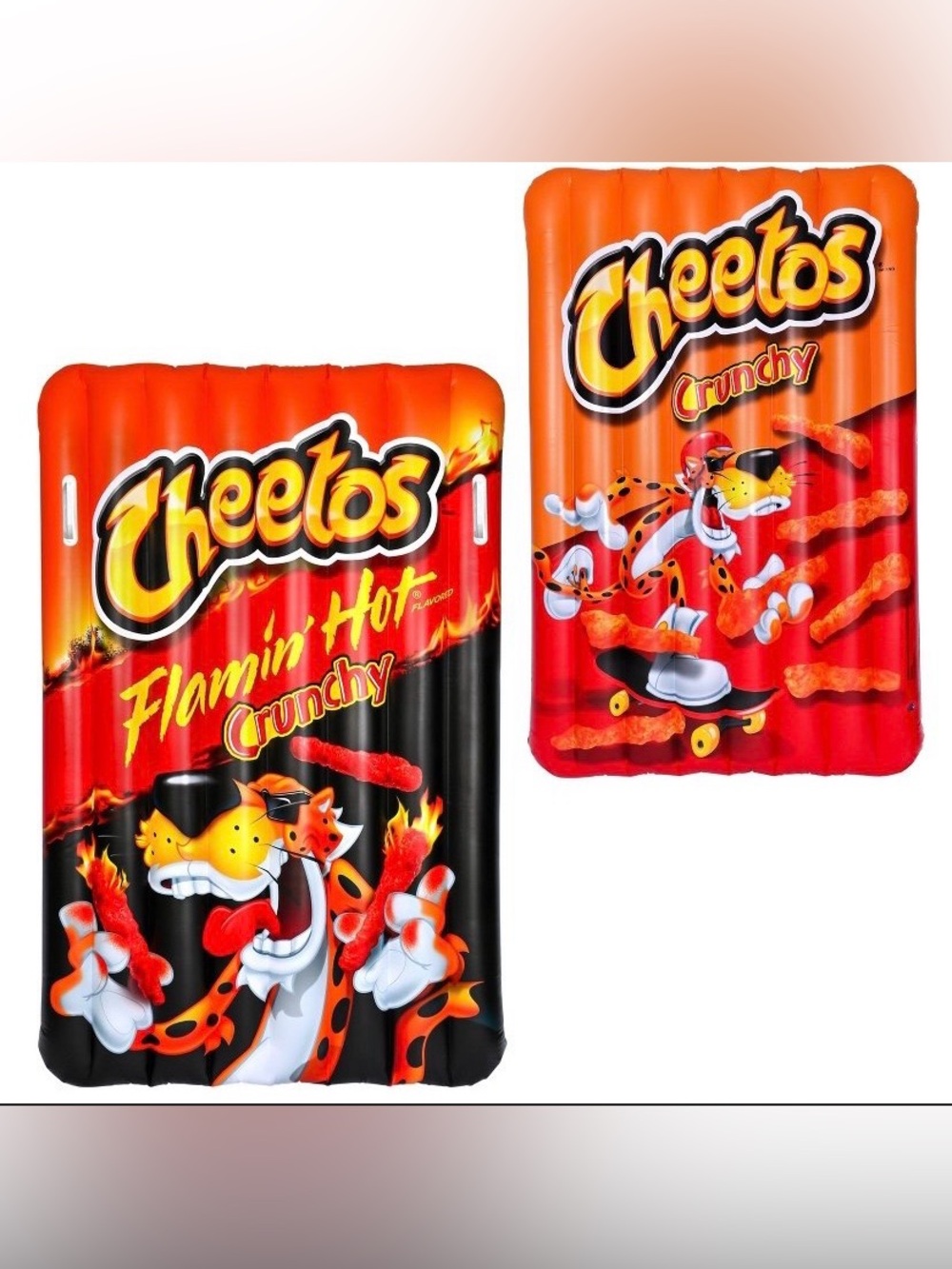 Inflatable Beach/Pool Float - Flamin' Hot Orange Cheeto